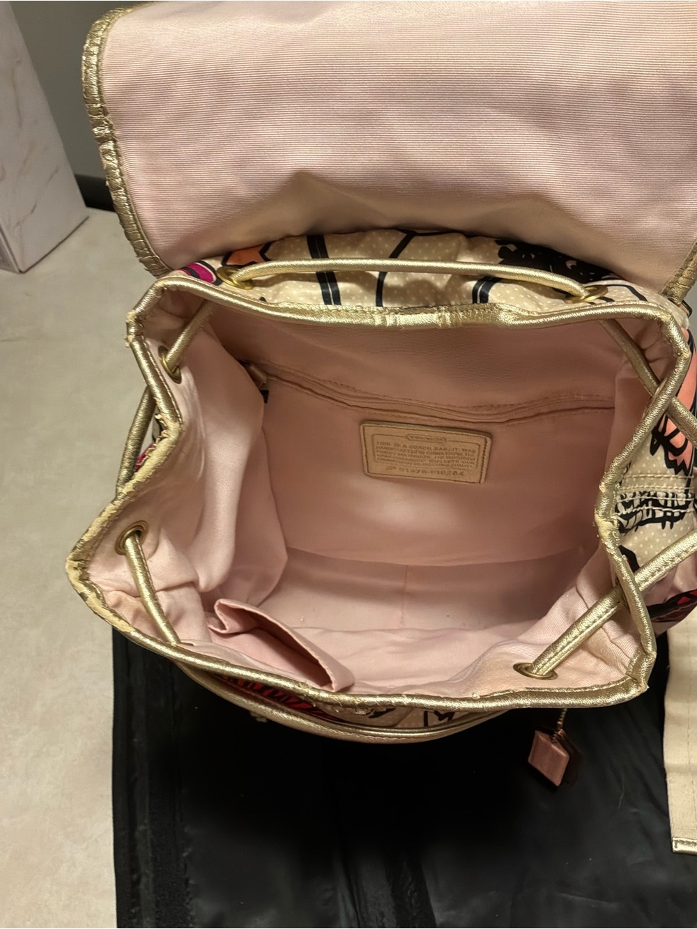 Coach POPPY Kyra Floral Backpack - Women Bags - Picture 5 of 9